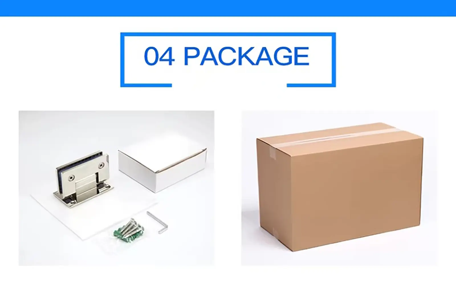 90 Degree Shower Hinge for Bathroom Enclosure (9)