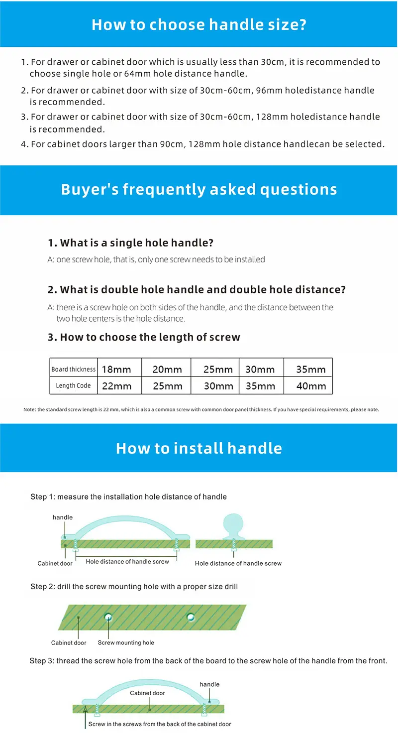 OEM Factory Furniture handle knob Hardware (4)